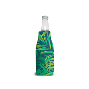 Bottle Koozie W/Zipper Tropupcal Rainforest
