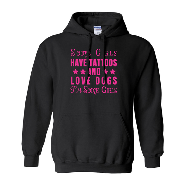have tattoos and love dogs hoodie