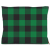 buffalo plaid green dog bed