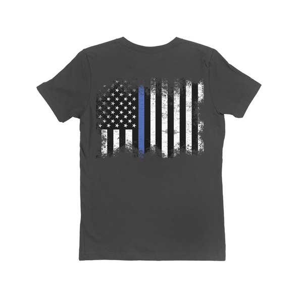 thin blue line ladies t shirt