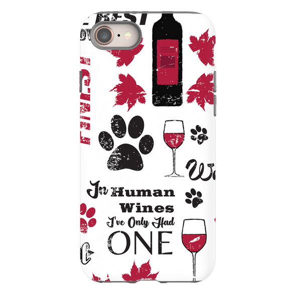 wags and wine cell phone case