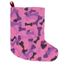 pink camo christmas dog stocking