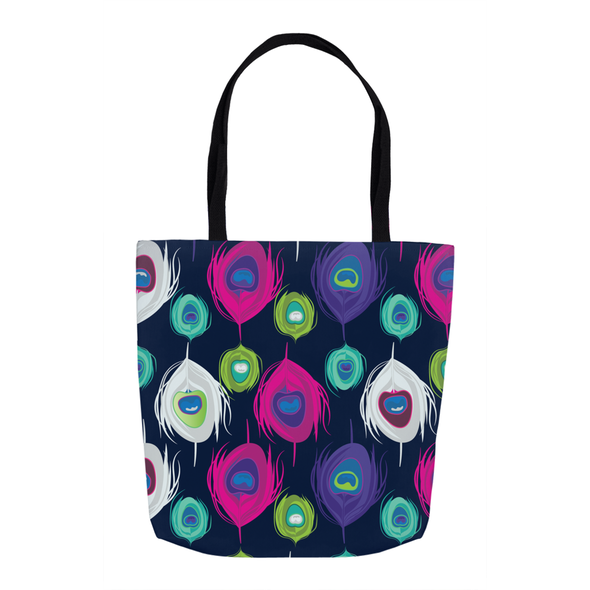 peacock tote