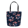 patriotic american flag tote