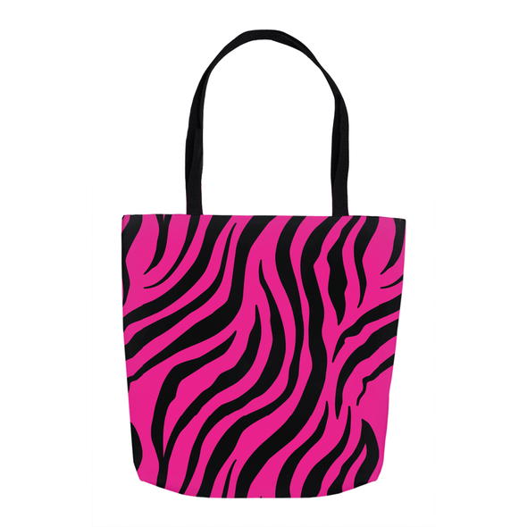 pink zebra tote