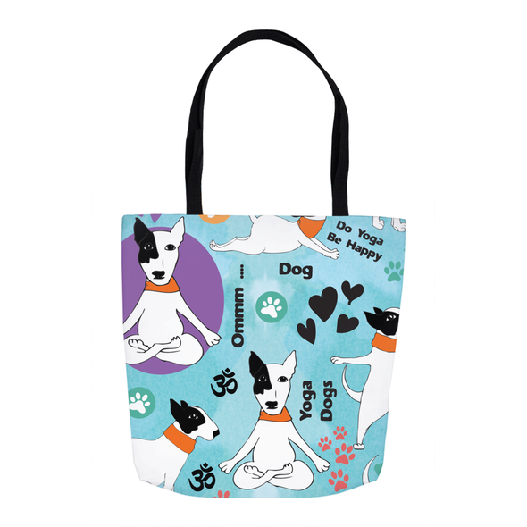 yoga dog tote