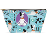 yoga dog makeup bag