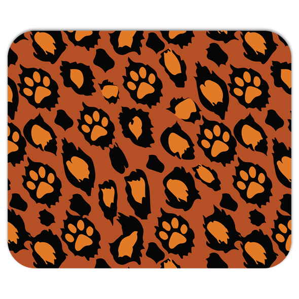 leopard print mousepad