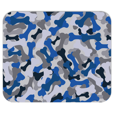 blue camo mousepad