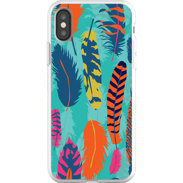 feathers cell phone case