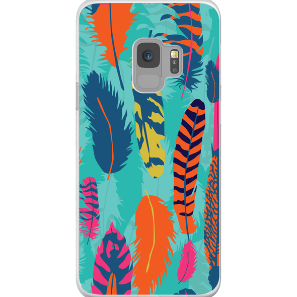 feathers cell phone case
