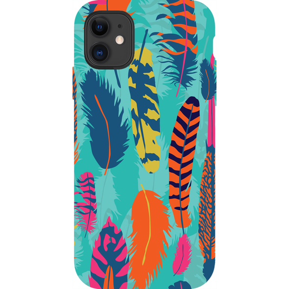 feathers cell phone case