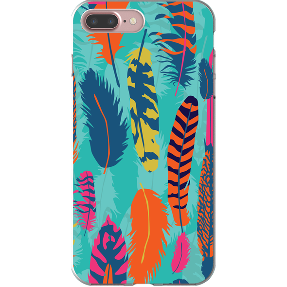 feathers cell phone case