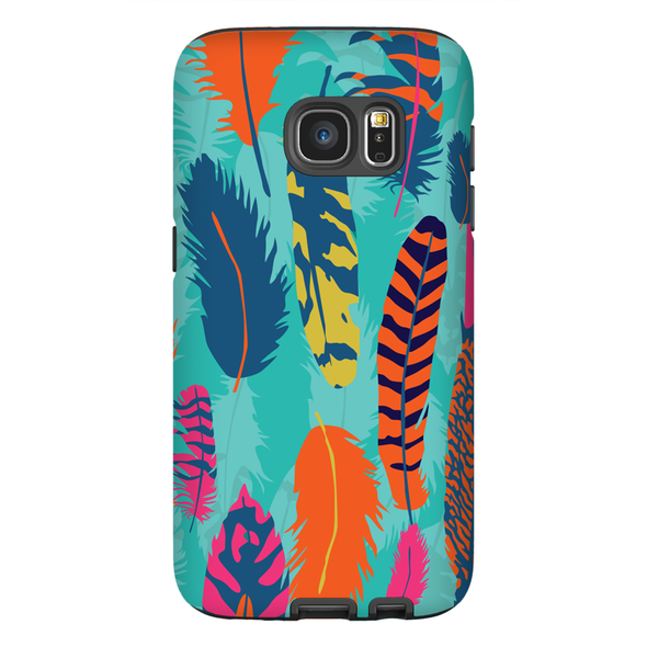feathers cell phone case
