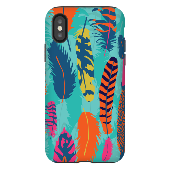 feathers cell phone case