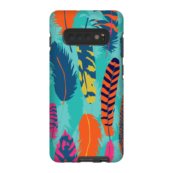 feathers cell phone case