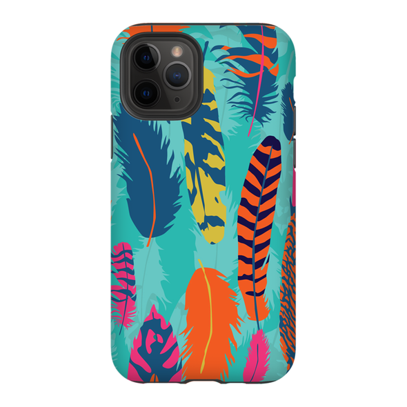 feathers cell phone case