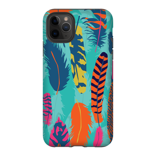 feathers cell phone case