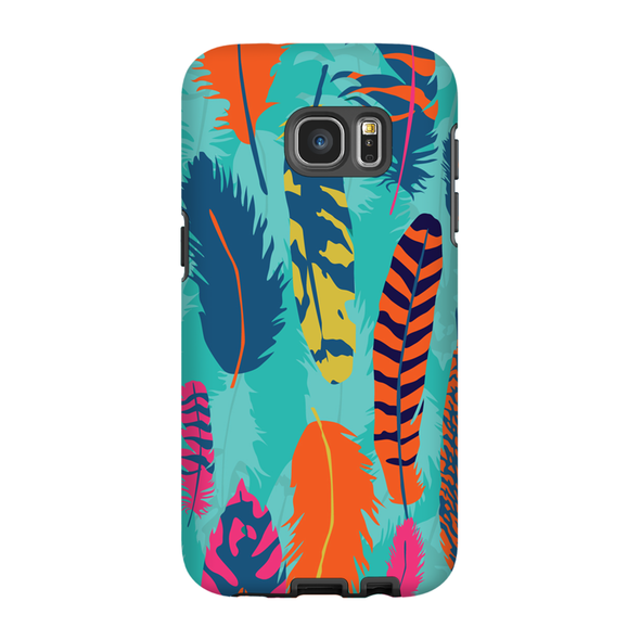 feathers cell phone case