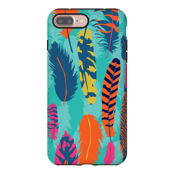 feathers cell phone case