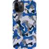 blue camo cell phone case