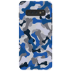 blue camo cell phone case