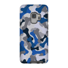 blue camo cell phone case