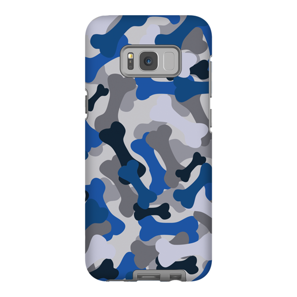 blue camo cell phone case