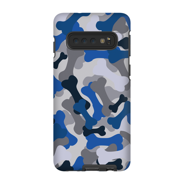 blue camo cell phone case