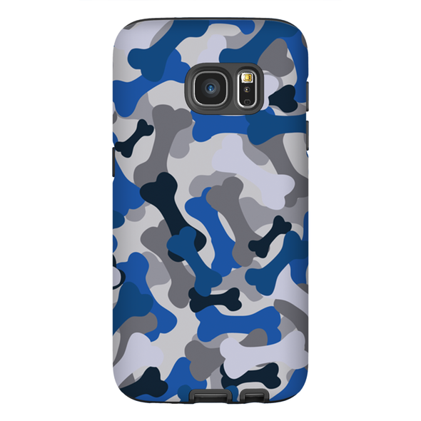 blue camo cell phone case