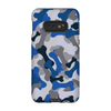 blue camo cell phone case