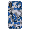 blue camo cell phone case