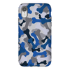 blue camo cell phone case