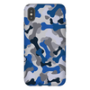 blue camo cell phone case