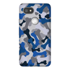 blue camo cell phone case