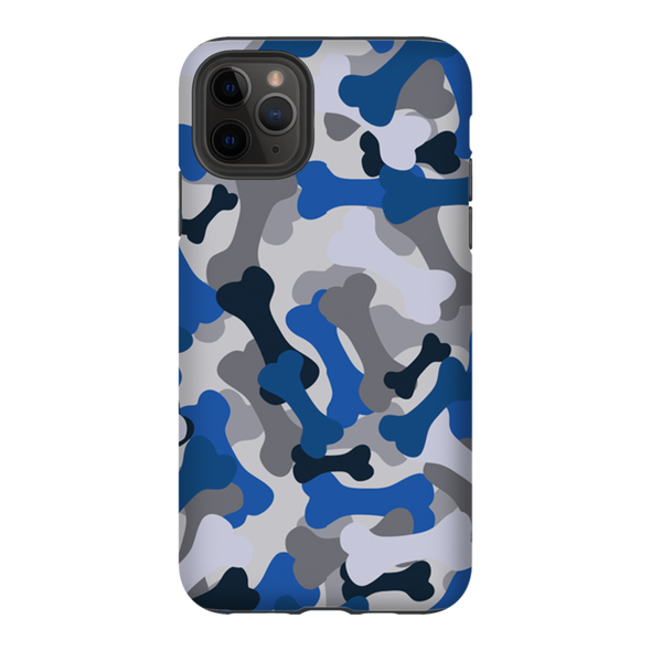 blue camo cell phone case