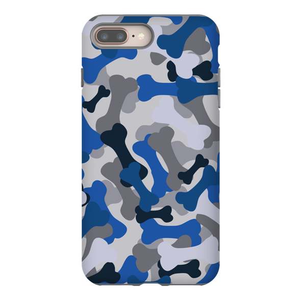 blue camo cell phone case