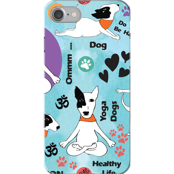 yoga dog cell phone case