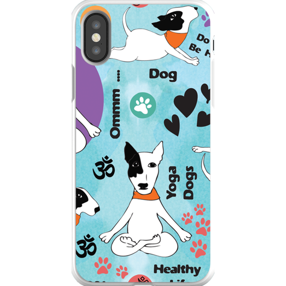 yoga dog cell phone case