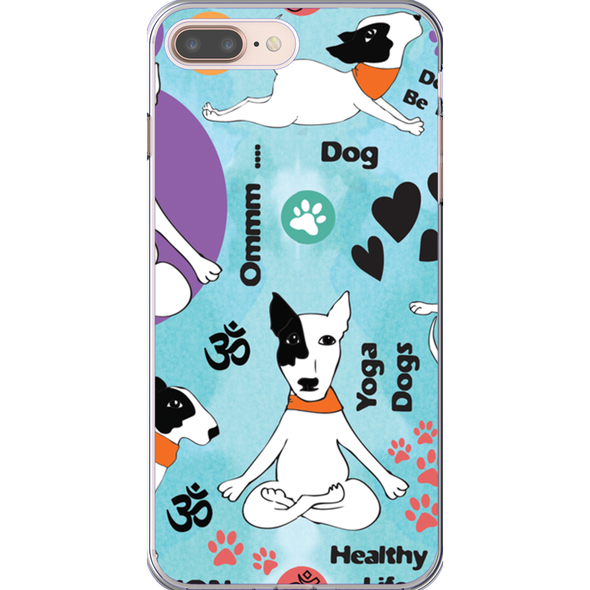 yoga dog cell phone case