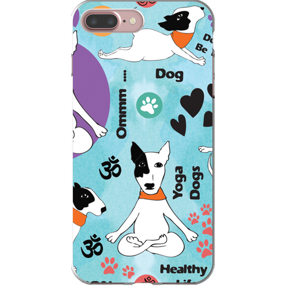 yoga dog cell phone case