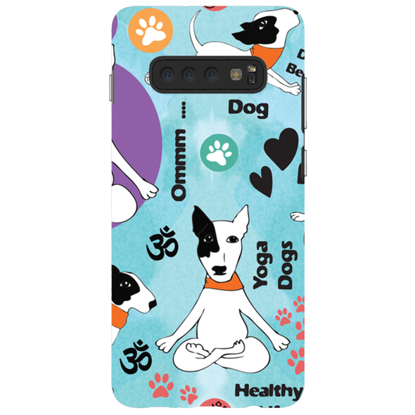 yoga dog cell phone case