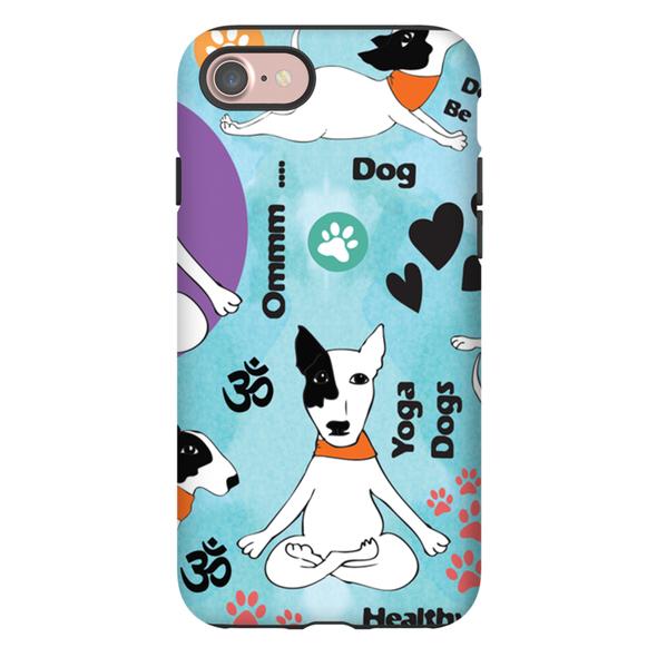yoga dog cell phone case