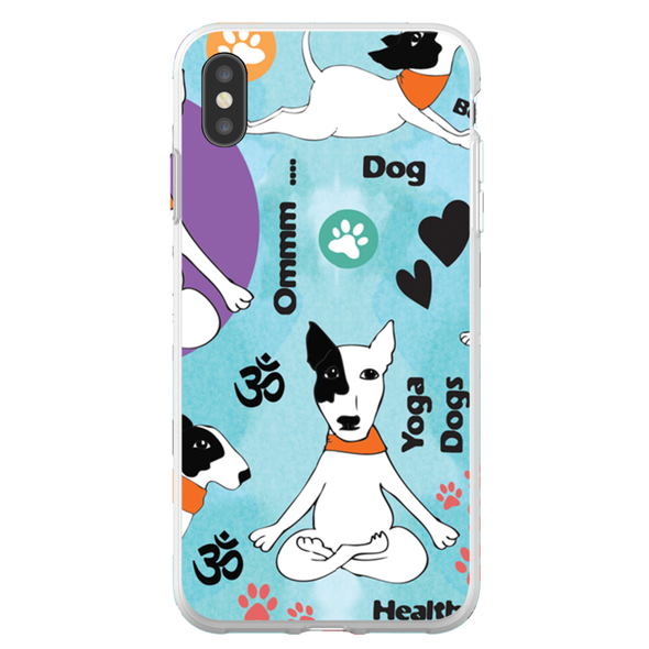 yoga dog cell phone case