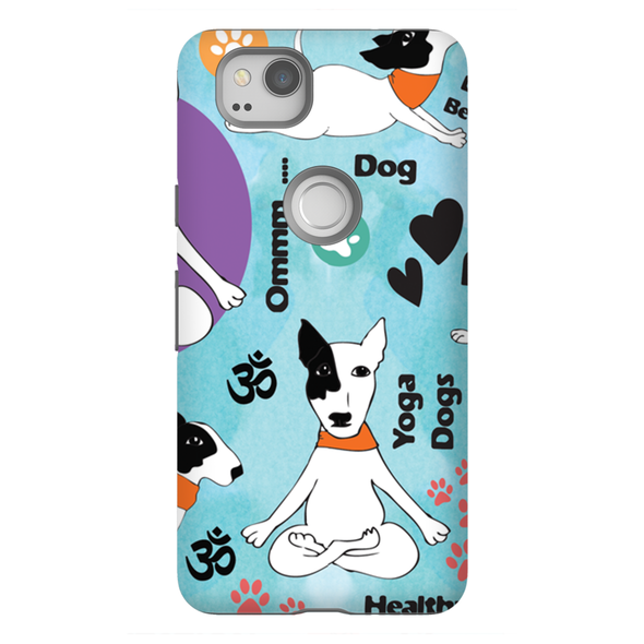 yoga dog cell phone case