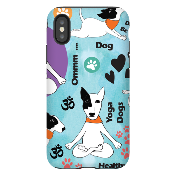yoga dog cell phone case