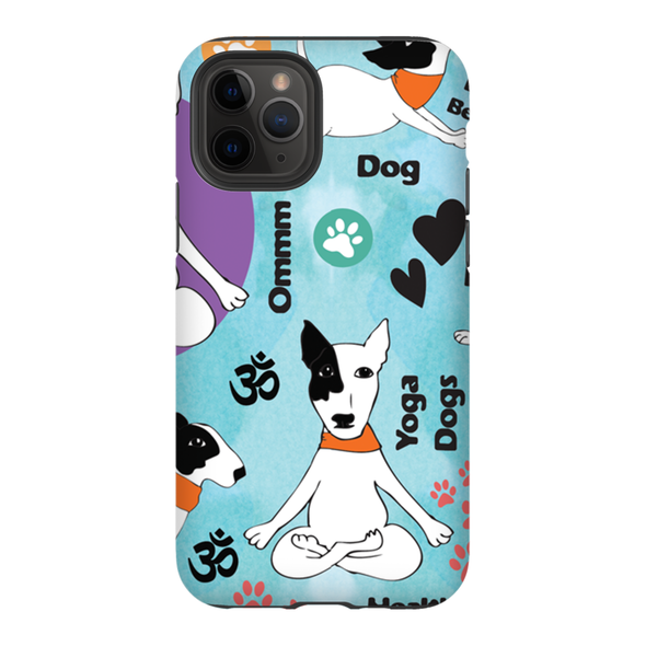 yoga dog cell phone case