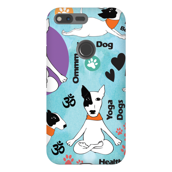 yoga dog cell phone case