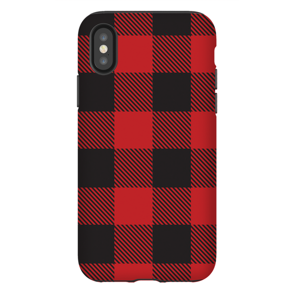 buffalo plaid cell phone case