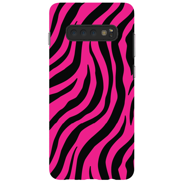 pink zebra print cell phone case